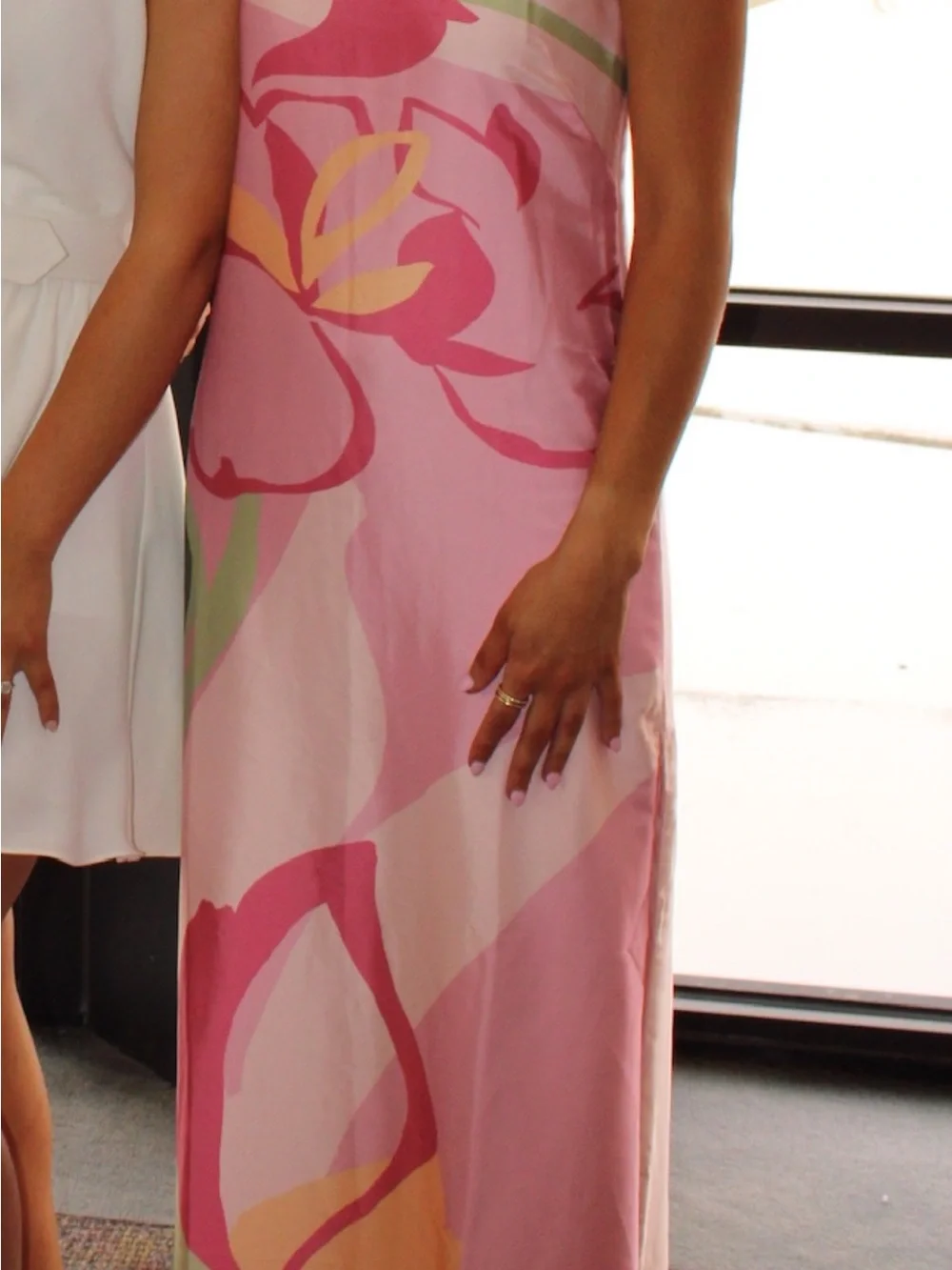 Abercrombie & Fitch Light Pink Strapless Dress